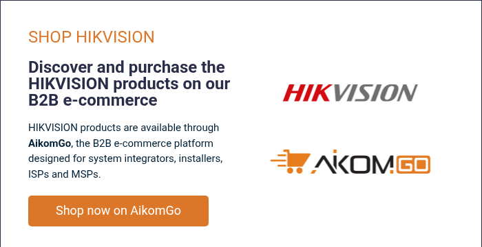 SHOP HIKVISION &nbsp; Discover and purchase the HIKVISION products on our B2B e-commerce &nbsp; HIKVISION products are available through AikomGo, the B2B e-commerce platform designed for system integrators, installers, ISPs and MSPs.