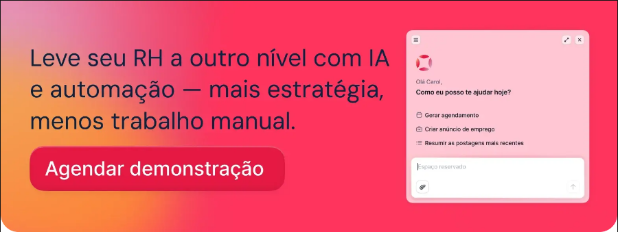 Imagem de divulgação da plataforma da Factorial com inteligência artificial para automação de recursos humanos, destacando benefícios como menos trabalho manual, criação de anúncio de emprego e resumo de postagens.