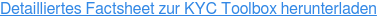 Detailliertes Factsheet zur KYC Toolbox herunterladen