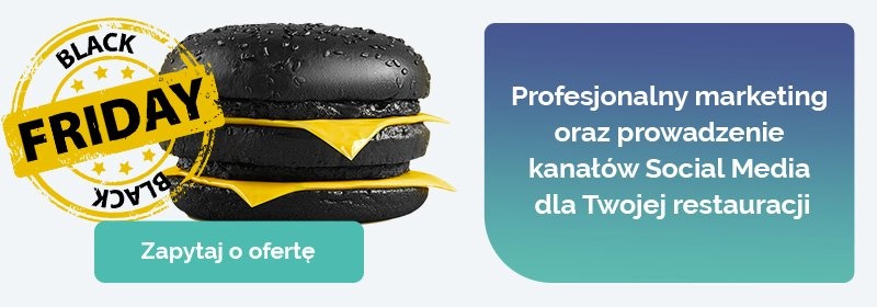 Black Friday 2020 w restauracji podczas lockdownu