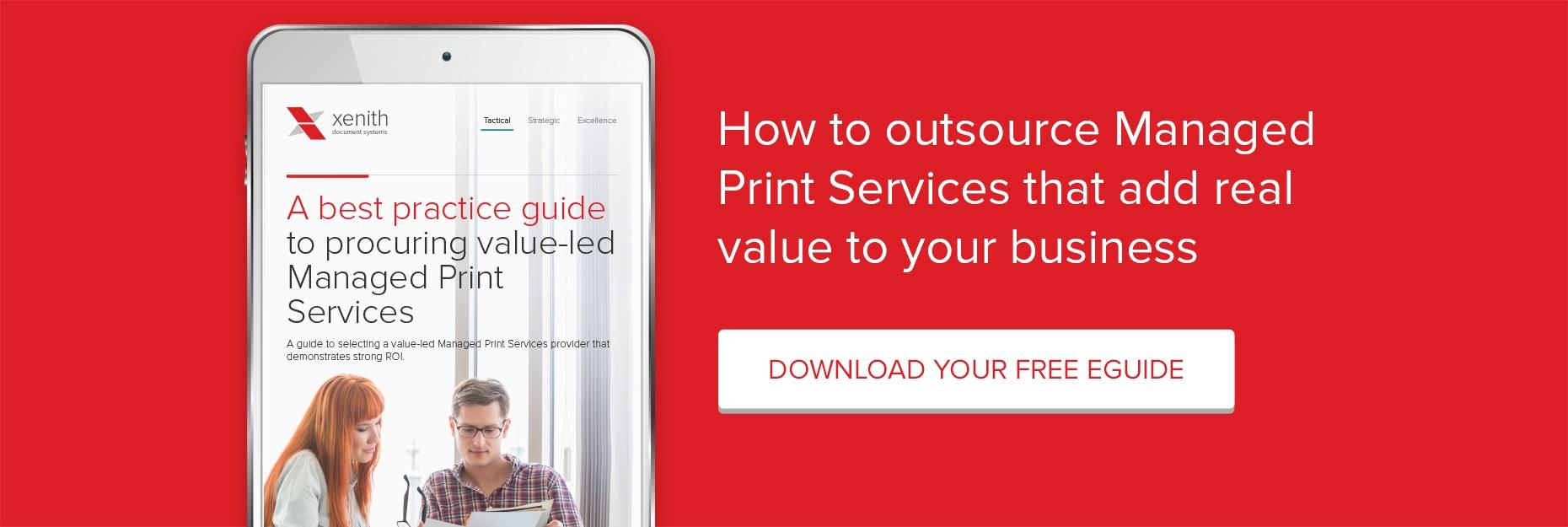 A Best Practice Guide to Procuring Value-led Managed Print Services