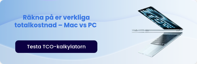 Räkna på er verkliga totalkostnad – Mac vs PC&nbsp; &nbsp;