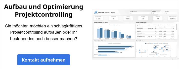Aufbau und Optimierung Projektcontrolling   Sie möchten möchten ein schlagkräftiges Projektcontrolling aufbauen oder ihr bestehendes noch besser machen?