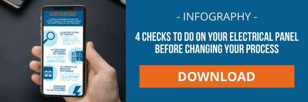 Download the infography 4 checks to do on your electrical panel before changing your process