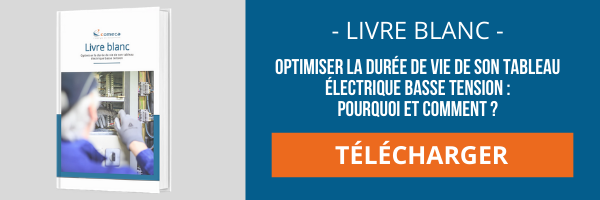 Téléchargez le livre blanc : Optimiser la durée de vie de son tableau électrique basse tension : pourquoi et comment ?