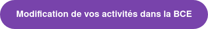 Modification de vos activités dans la BCE