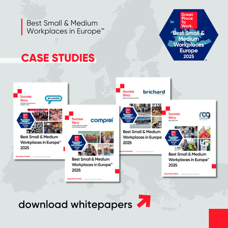 Best Workplaces Europe 2025: Jetzt Case Studies kostenlos herunterladen