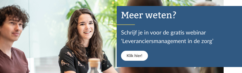 Webinar leveranciersmanagement in de zorg