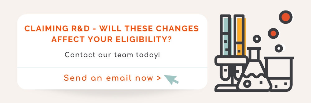 Not sure if you're eligible for R&D or if these changes will affect your claim? Send us an email >