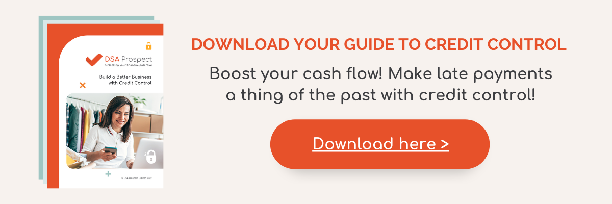 DSA Prospect - What is cash flow? Optimise cash flow with credit control - Free Guide