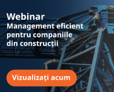 Seminar Online Management eficient pentru companiile din construcții Luni, 24 octombrie 2016, ora 12:00