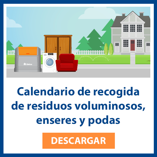 descargar calendario de recogida de residuos voluminosos, enseres y podas de Giahsa