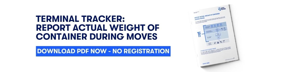 Terminal Tracker Container Weight Module
