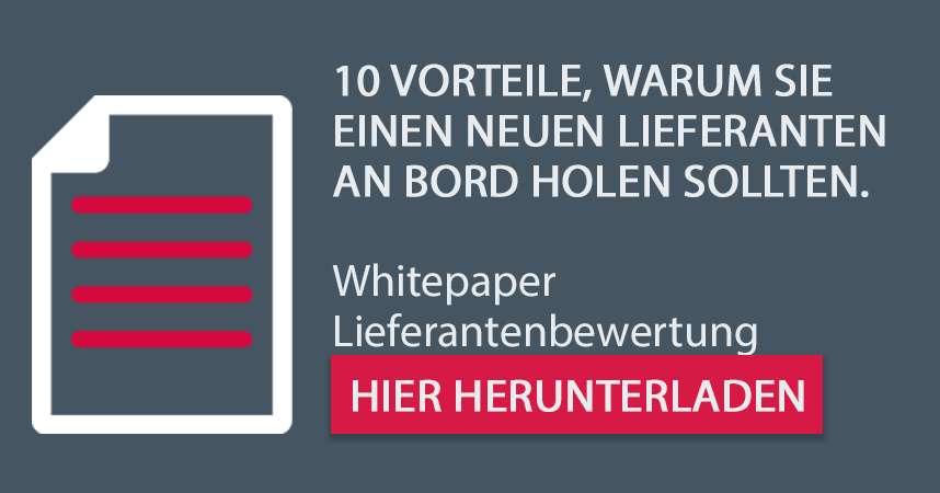 Kostenloses Whitepaper für Systemlieferanten: 10 Vorteile, warum Sie einen neuen Lieferanten an Bord holen sollten.