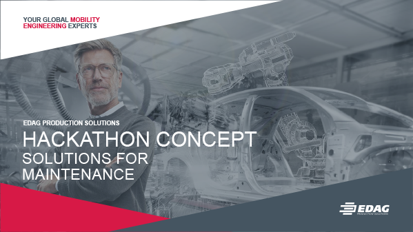 Hackathon concept – solutions for maintenance