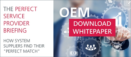 Free white paper for system suppliers: Speed dating for system suppliers: How to quickly create the perfect service provider brief for a successful OEM project