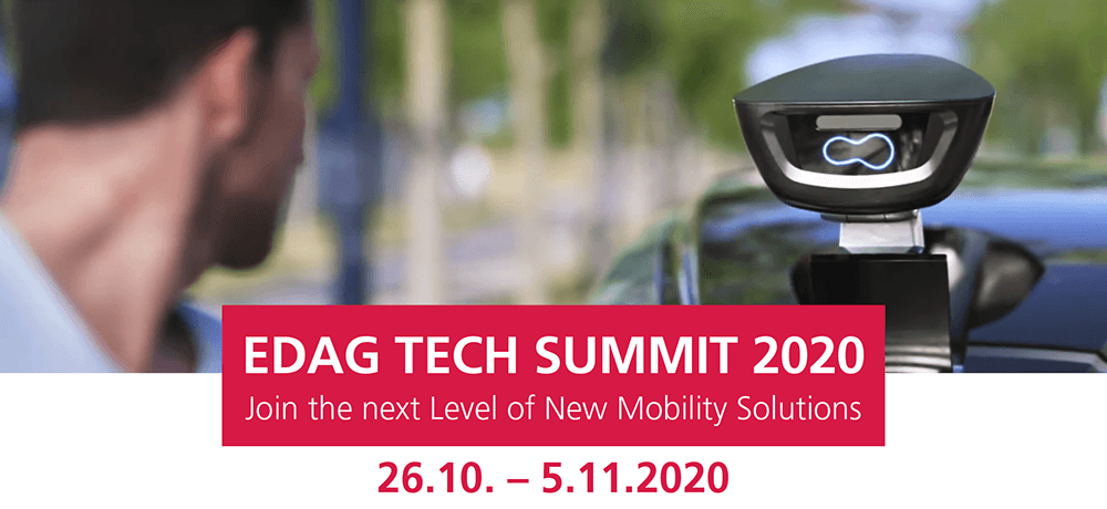 EDAG Tech Summit 2020: Join the next Level of New Mobility Solutions