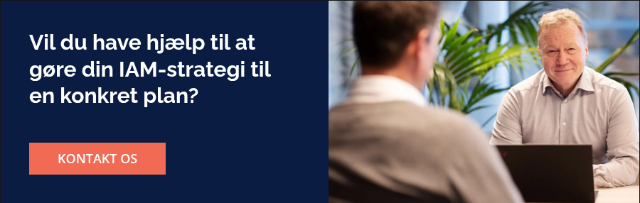 Vil du have hjælp til at gøre din IAM-strategi til en konkret plan? &nbsp;