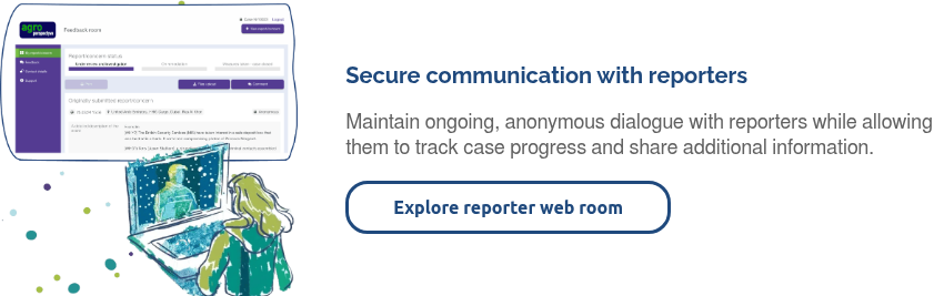 Web room for reporters