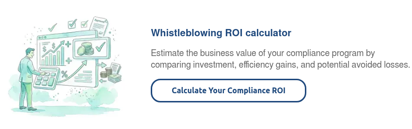Whistleblowing ROI calculator