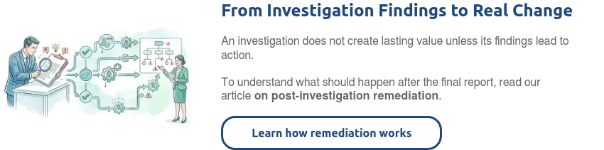 When the investigation ends_ How to make findings lead to action