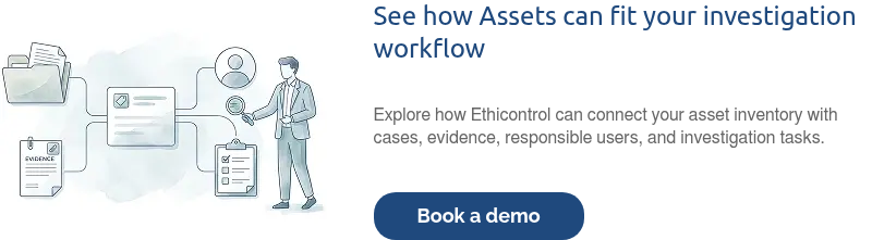 Asset Management in Investigations: Connecting People, Evidence, and Equipment