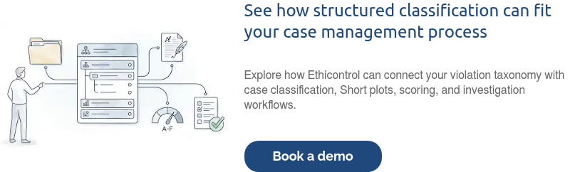 See how structured classification can fit your case management process