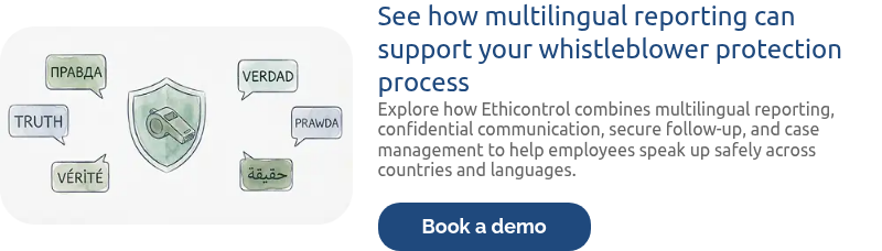 How multilingual reporting systems protect whistleblowers
