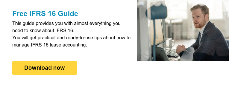 Free guide: An overview of IFRS - What you need to know This guide provides you with everything  you need to know about IFRS 16. You will get practical and ready-to-use tips about how to manage IFRS 16 lease accounting.  