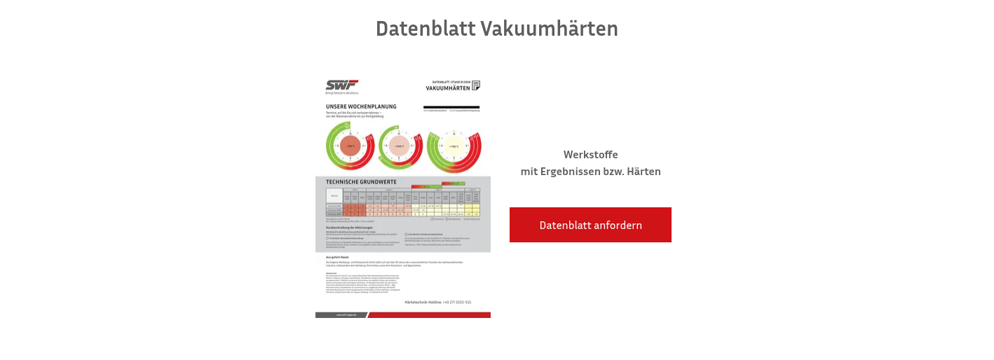 Datenblatt Vakuumh&auml;rten