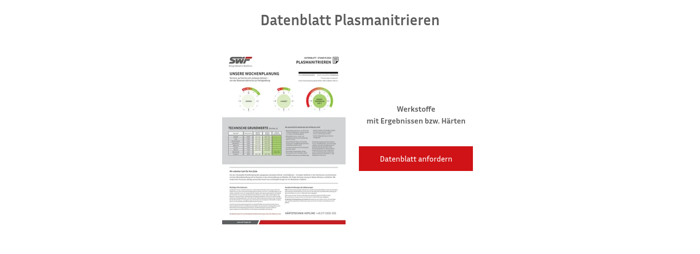 Datenblatt Plasmanitrieren
