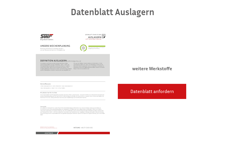 Datenblatt Auslagern