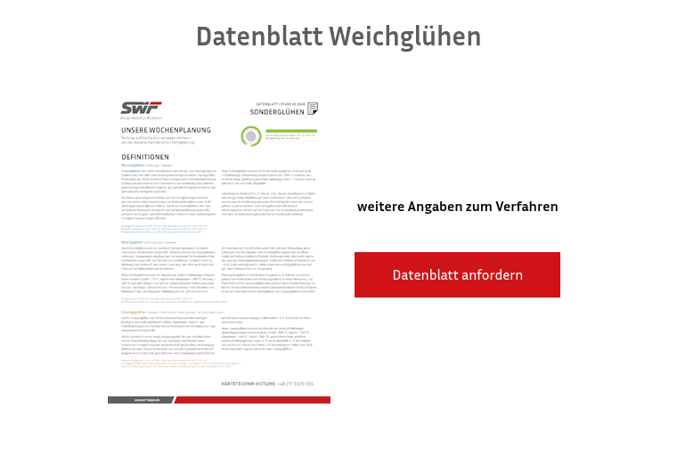 Datenblatt Weichgl&uuml;hen
