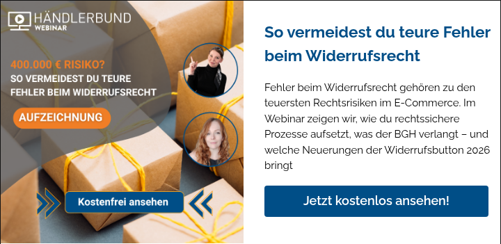 AUFZEICHNUNG Webinar Widerrufsrecht 400 x 400