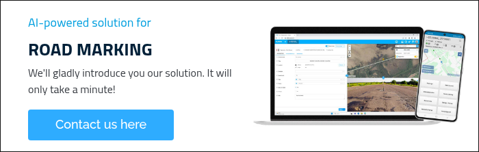 AI-powered solution for ROAD MARKING We'll gladly introduce you our solution. It will only take a minute!