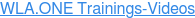 WLA.ONE Trainings-Videos