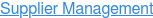 Supplier Management