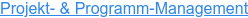 Projekt- & Programm-Management