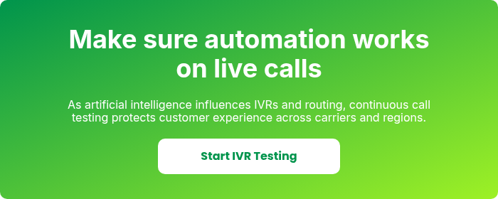 Make sure automation works on live calls